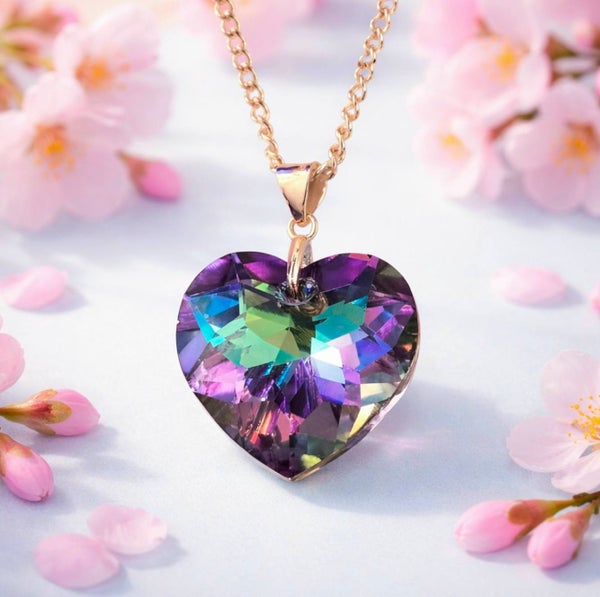 Swarovski 1,8cm kristallisyd&auml;n kaulakoru