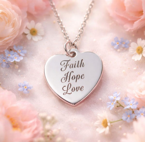 Usko-toivo-rakkaus kaulakoru