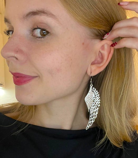 Enkelinsiipi korvakorut