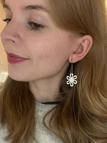 Puukukka korvakorut 2,5cm