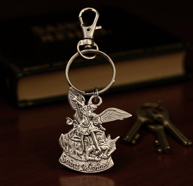 Arkkienkeli Mikael hopea