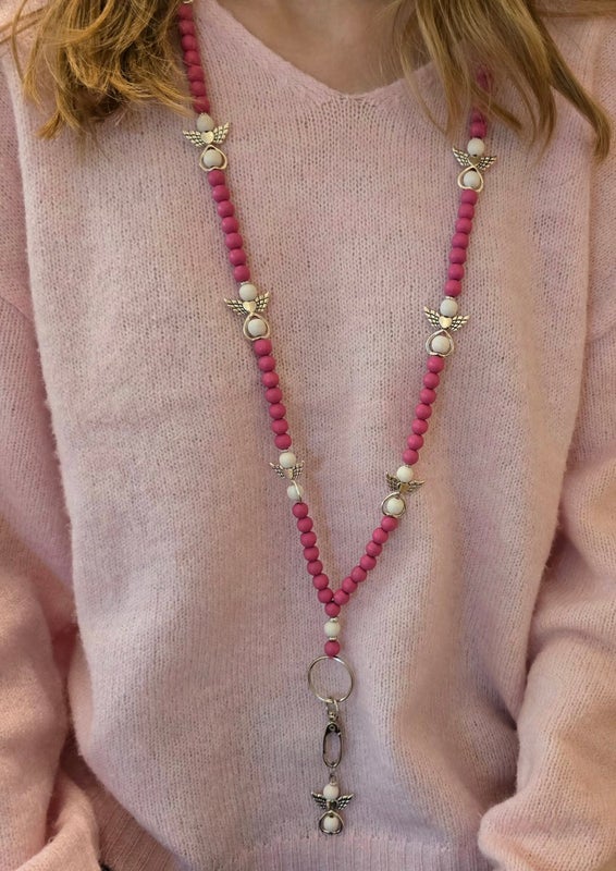 Enkeli marjapuuro (puuhelmet ja -enkelit) mallin yll&auml;