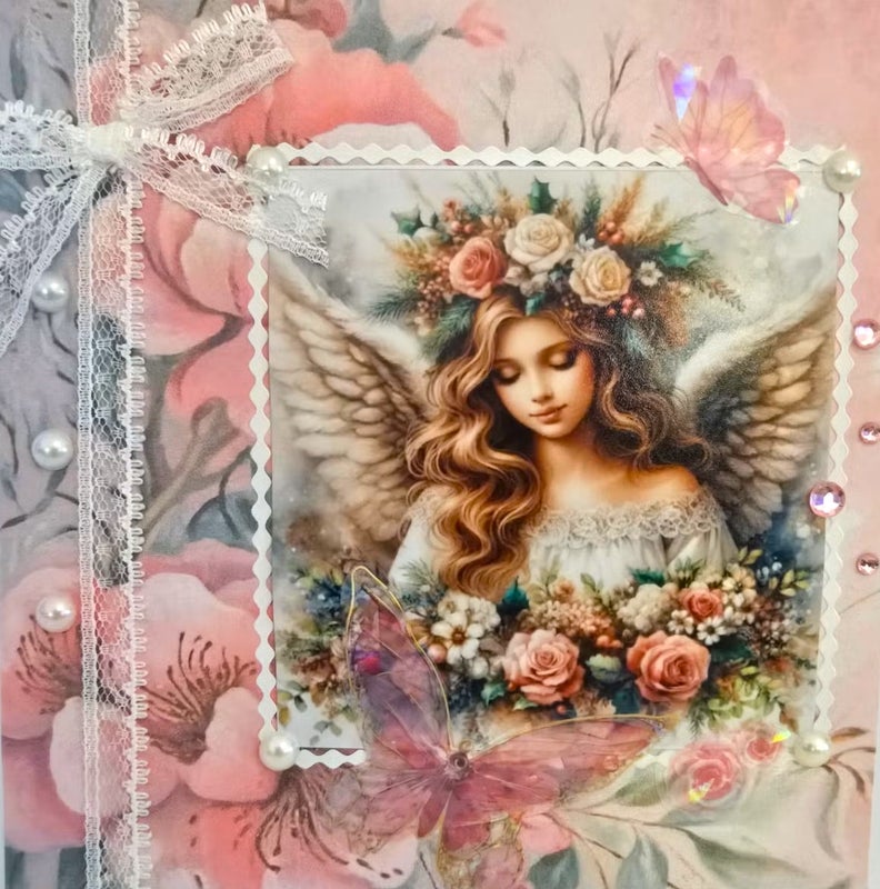 Enkeli pitsirusetti helmet