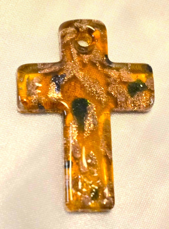 5cm kulta foliolasiristi