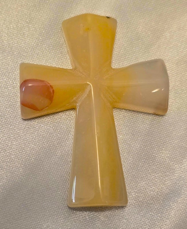 5cm keltainen kiviristi