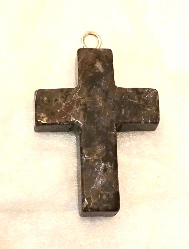 2,5cm tummanruskea jaspis kiviristi