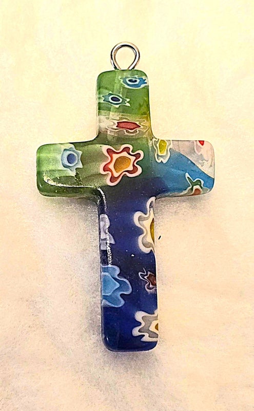 Millefiori moniv&auml;ri lasiristi