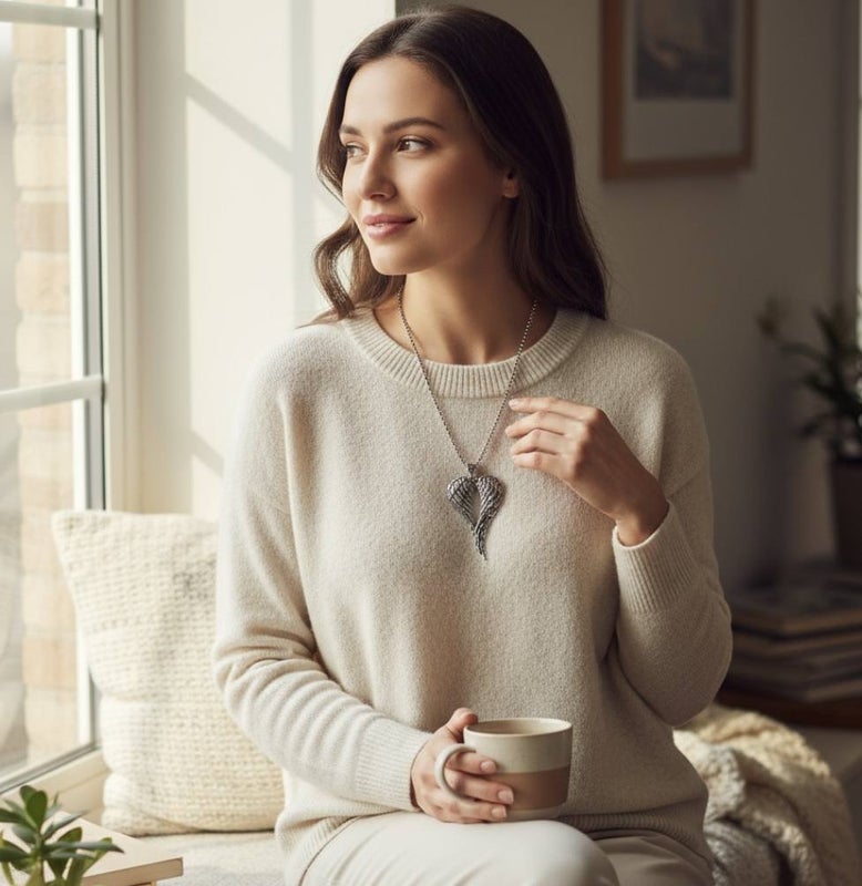 Syd&auml;nsiivet kaulakoru mallin yll&auml;