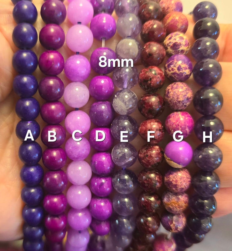 Lilat 8mm kivihelmet