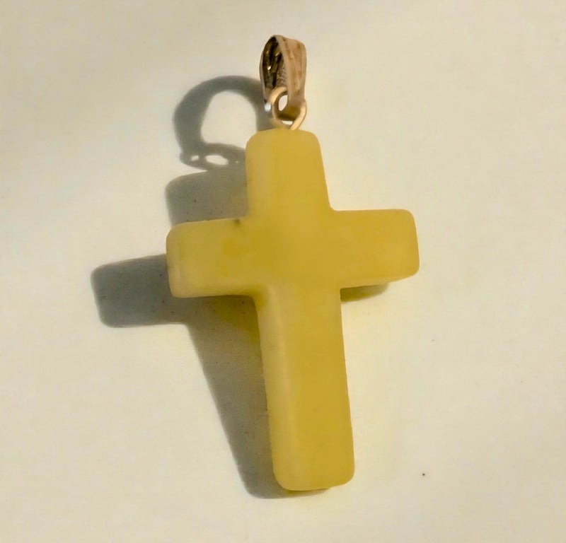 2,5cm keltainen kiviristi