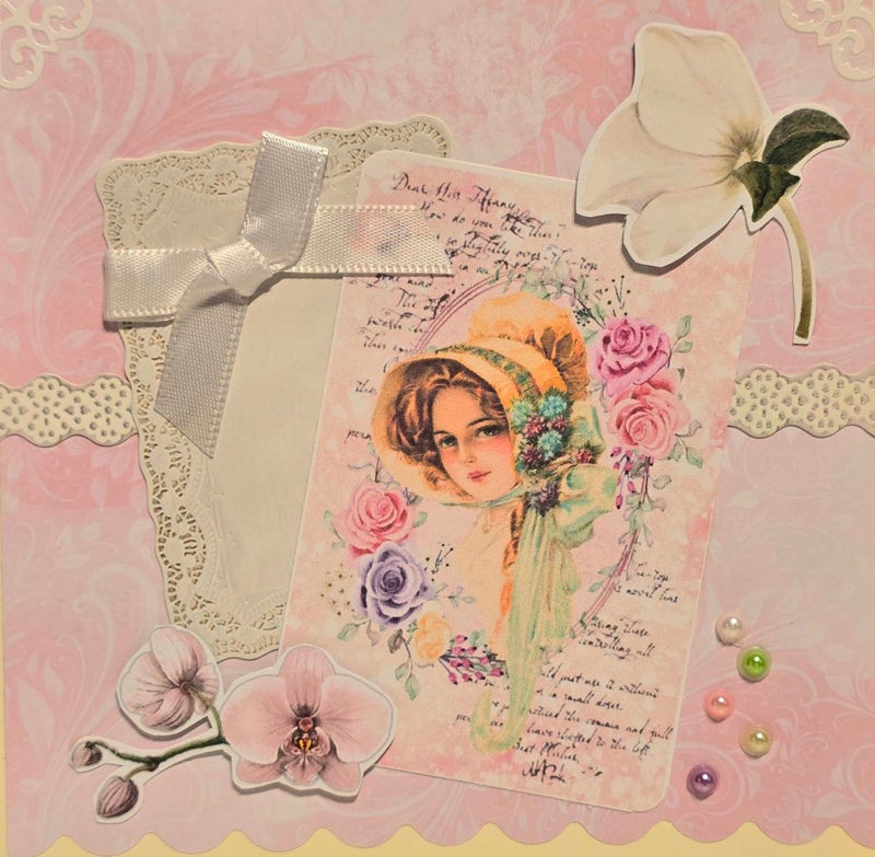 Nainen hattu kukka vaaleanpunainen