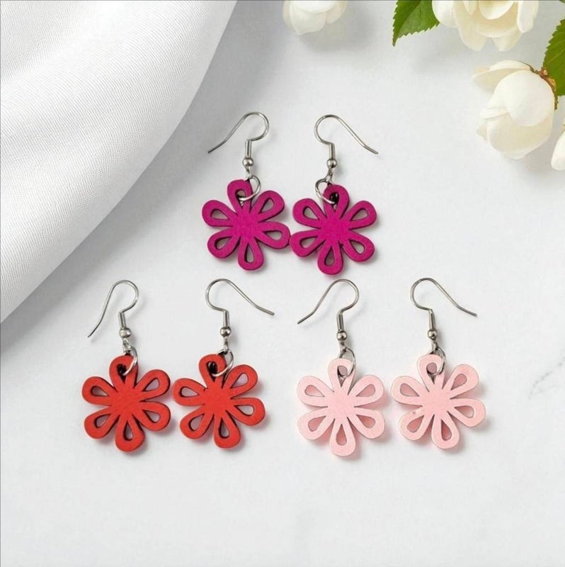 Puukukka korvakorut v&auml;rit 2