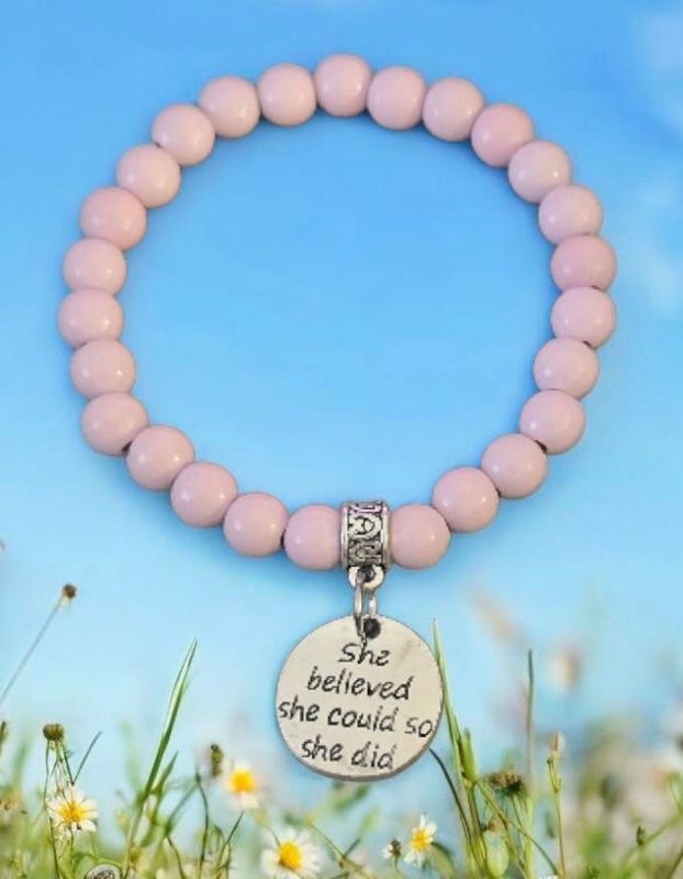 She believed she could so she did