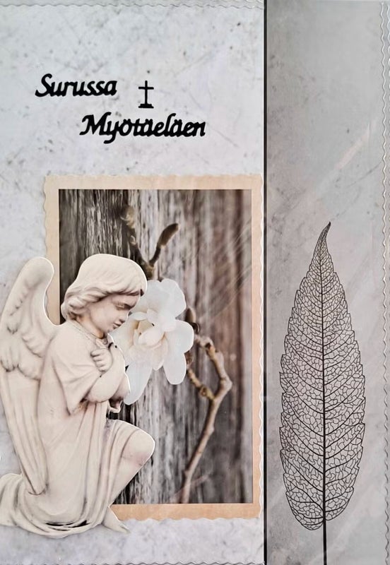 Surussa my&ouml;t&auml;el&auml;en enkeli rukoilee