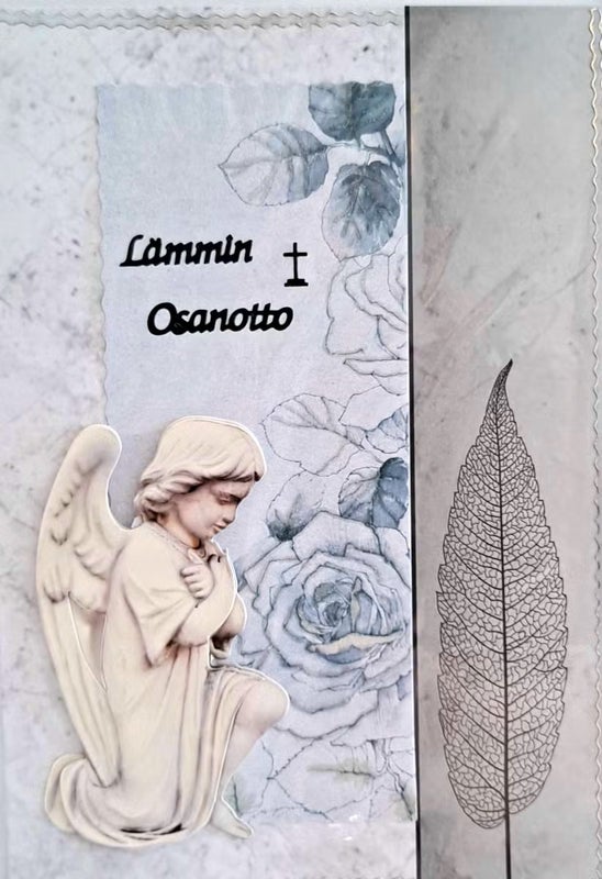 L&auml;mmin osanotto enkeli rukoilee