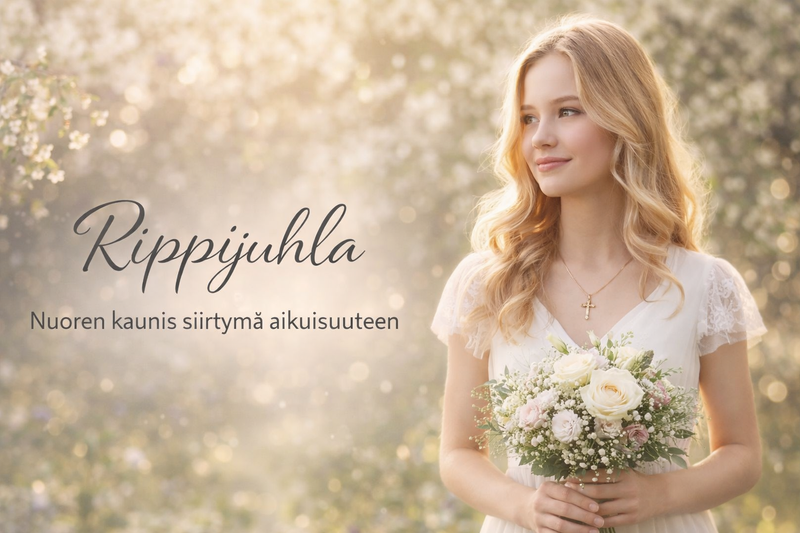 Rippijuhla &ndash; nuoren kaunis siirtym&auml; aikuisuuteen