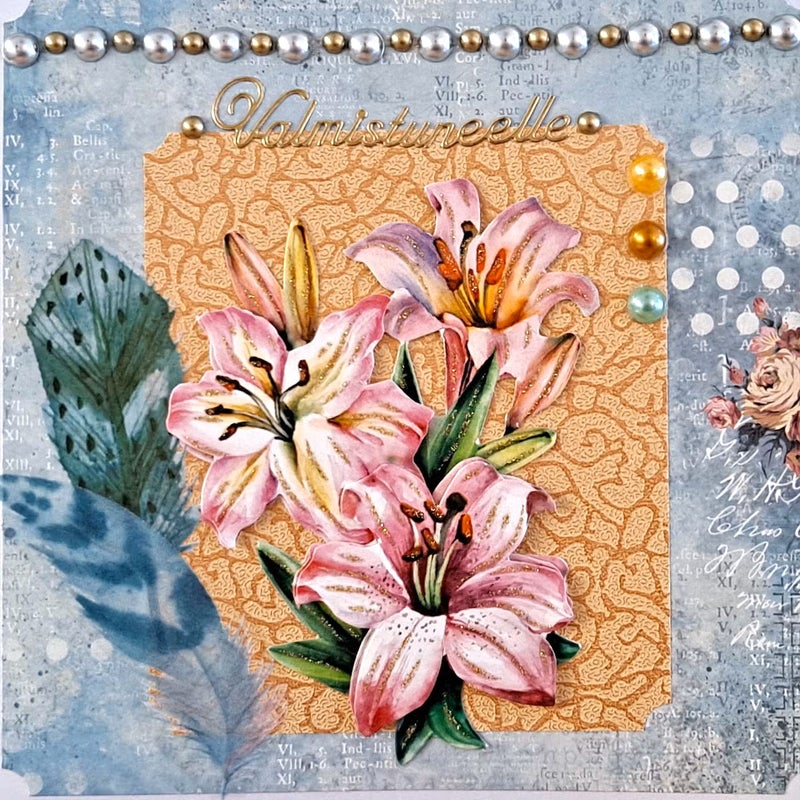 Valmistuneelle liljat vaaleanpunaiset